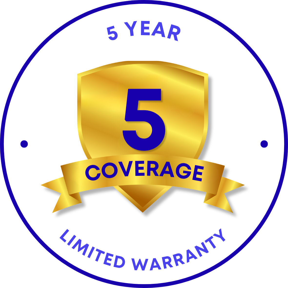 5-Year Hardware Warranty